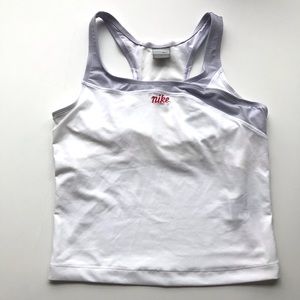 Nike Vintage Y2K Crop Racerback Tank Top